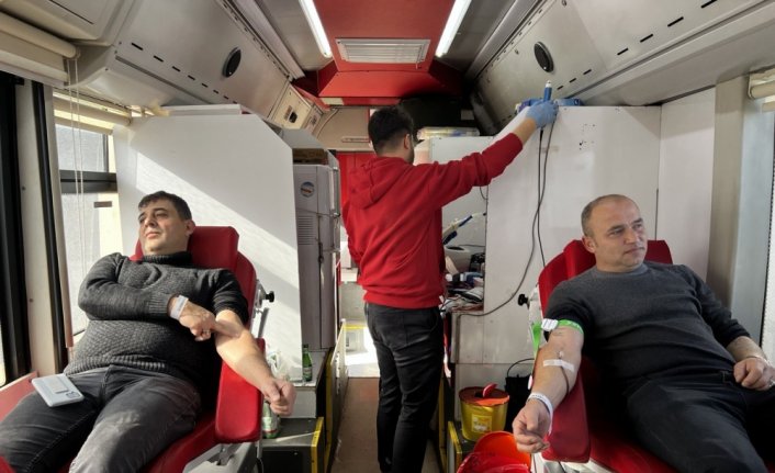 Çatalzeytin Belediyesinden kan bağışı kampanyasına destek