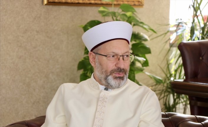 Diyanet İşleri Başkanı Erbaş, Gümüşhane Valiliğini ziyaret etti