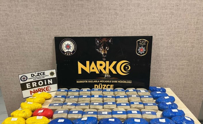 Düzce'de asayiş, uyuşturucu ve kaçakçılıkla mücadele operasyonları