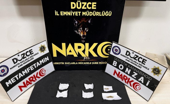 Düzce'de uyuşturucu operasyonunda yakalanan zanlı tutuklandı