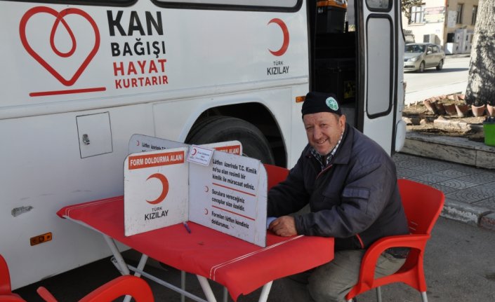 Gümüşhacıköy'de kan bağışı kampanyası