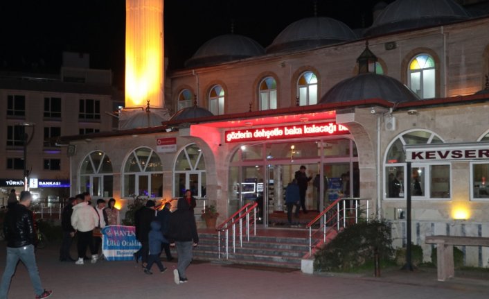 Havza'da Miraç Kandili idrak edildi