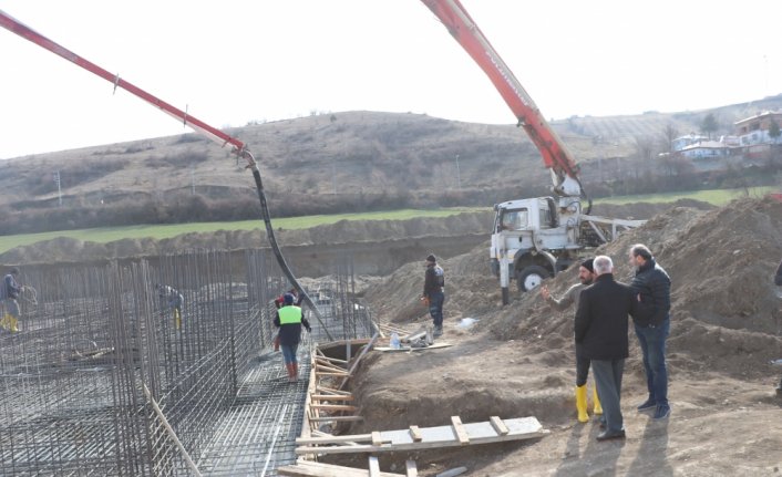 Havza'da TOBB tarafından yaptırılan anaokulunun temeli atıldı