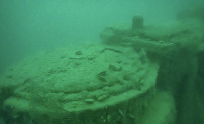 Hopa açıklarında hayalet ağ temizliği sırasında gemi batığı bulundu