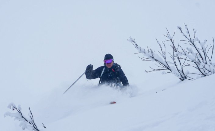 Kaçkar Dağları'nda “heliski“ heyecanı devam ediyor