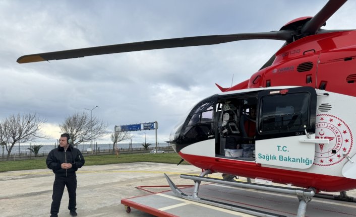 Karadeniz semalarında helikopterle 265 hastanın imdadına yetiştiler