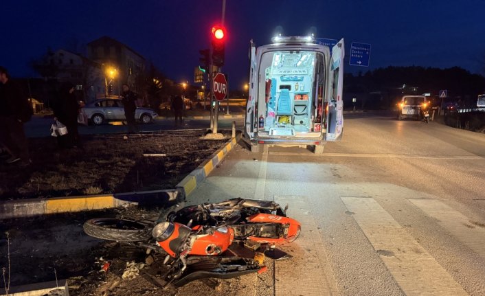 Kastamonu'da otomobil ile çarpışan motosikletin sürücüsü öldü