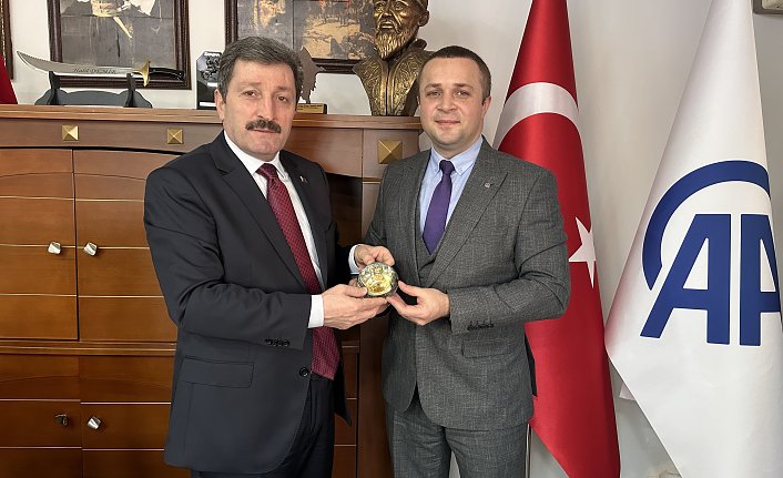 Samsun Valisi Orhan Tavlı'dan AA Bölge Müdürü Demir'e ziyaret