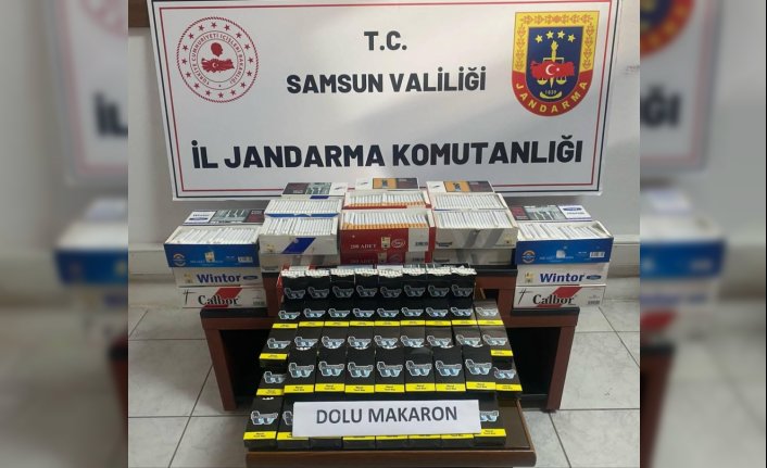 Samsun'da 7 bin 300 makaron ele geçirildi