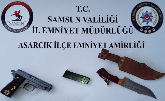 Samsun'da asayiş uygulamasında 2 kişi yakalandı