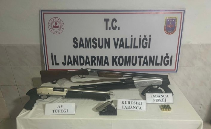 Bafra’da kaçak silah operasyonunda 1 kişi yakalandı