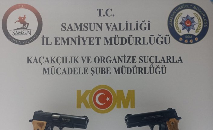 Samsun'da silah kaçakçılığı operasyonunda 3 zanlı yakalandı