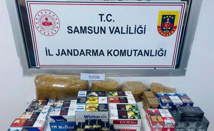 Bafra'da tütün ve sigara kaçakçılığı operasyonunda 4 zanlı yakalandı