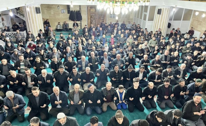 Sulusaray'da Miraç Kandili dualarla idrak edildi