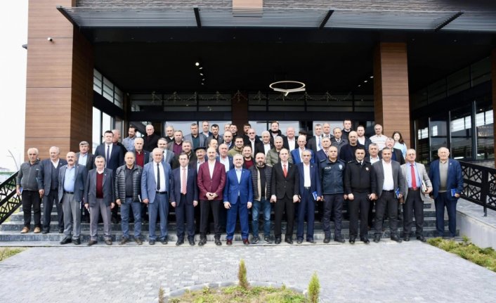 Terme'de şubat ayı muhtarlar toplantısı gerçekleştirildi