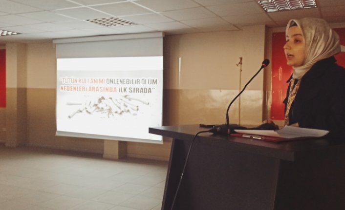 Tokat'ta, Dünya Sigarayı Bırakma Günü dolayısıyla seminer düzenlendi