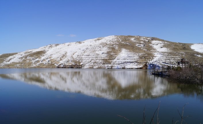 Tokat'ta Üçoluk Göleti'nde doluluk oranı yüzde yüze ulaştı