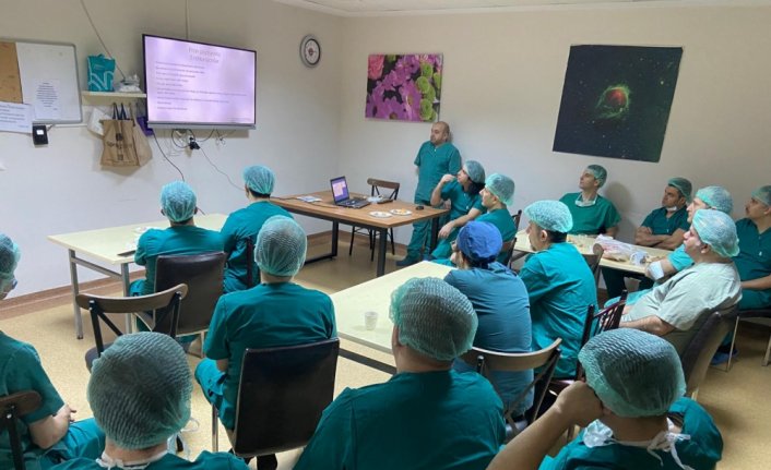 Trabzon'da 30 uzman ve asistan hekimin katılımıyla kurs düzenlendi