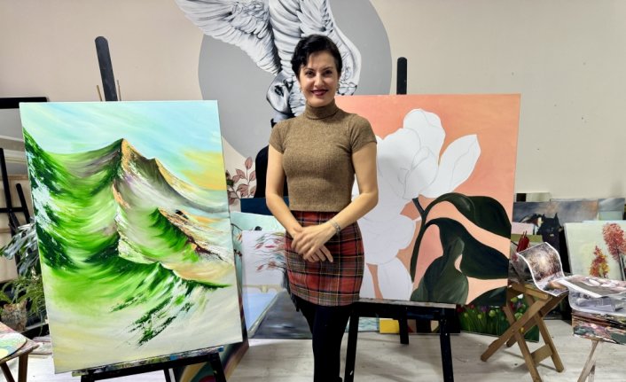 Trabzonlu ressam kanseri başarılı tedavi süreci ve yüksek motivasyonla yendi