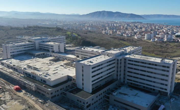 Yatak kapasitesi 1200'e yükseltilen Ordu Şehir Hastanesinde sona doğru