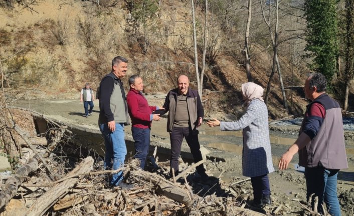 Zonguldak'ta geçen yıl yaşanan selde hasar alan köprü yeniden inşa edilecek