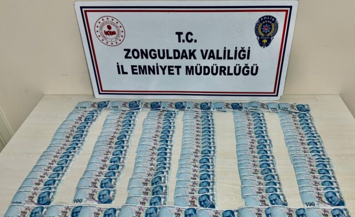 Zonguldak'ta sahte parayla yakalanan zanlı tutuklandı