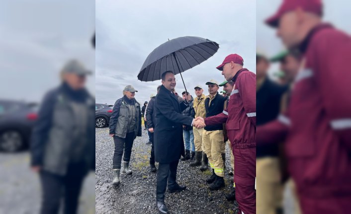 Bafra'da 200 fidan toprakla buluşturuldu