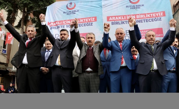 BBP Genel Başkanı Destici, Trabzon'da konuştu: