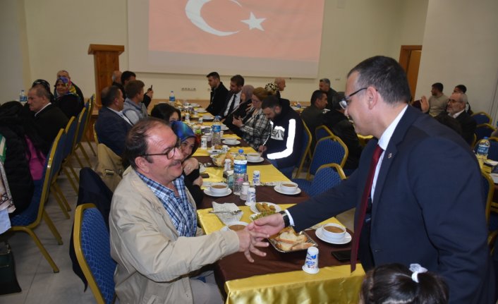 Boyabat'ta şehit aileleri ve gaziler için iftar programı düzenlendi