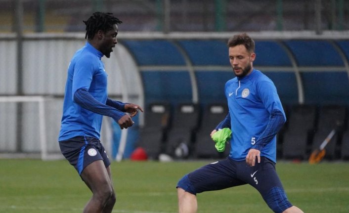 Çaykur Rizespor, Galatasaray maçı hazırlıklarını sürdürdü