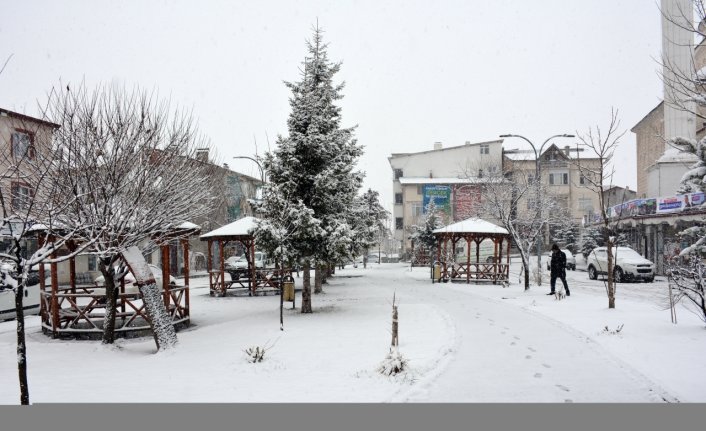Çorum ve Tokat'ta kar etkili oluyor