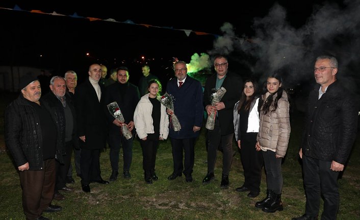 CUMHUR İTTİFAKI BAFRA BELEDİYE BAŞKAN ADAYI HAMİT KILIÇ'A YOĞUN İLGİ