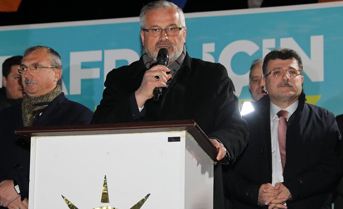 CUMHUR İTTİFAKI BAFRA BELEDİYE BAŞKAN ADAYI HAMİT KILIÇ BAHÇELER MİTİNGİNDE ÖNEMLİ MESAJLAR VERDİ