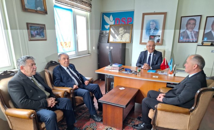 DSP Genel Başkanı Aksakal, Zonguldak'ta ziyaretlerde bulundu