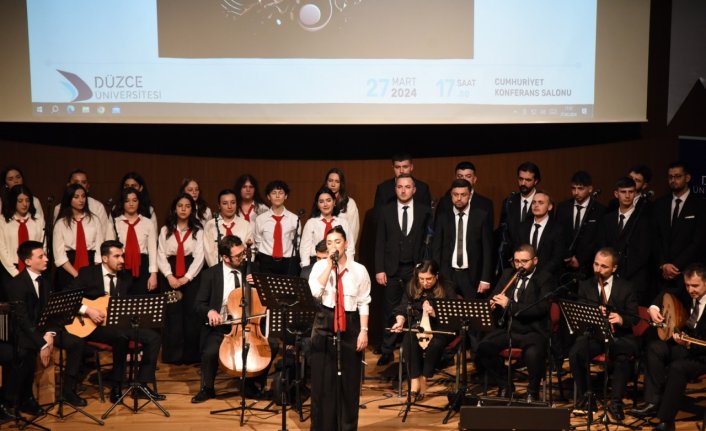 Düzce Üniversitesi'nde Türk Tasavvuf Müziği konseri düzenlendi