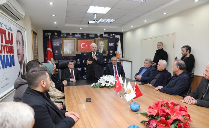 Eski Milletvekili Yeni'den AK Parti Bafra İlçe Başkanlığına ziyaret