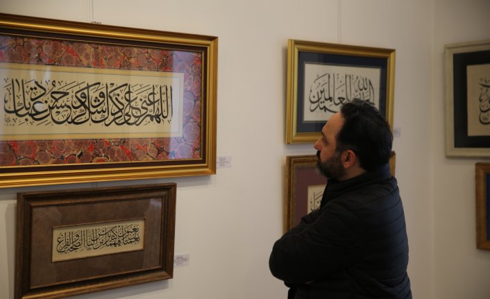“Hatt-ı Müstakim“ hüsnühat sergisi Kastamonu'da açıldı