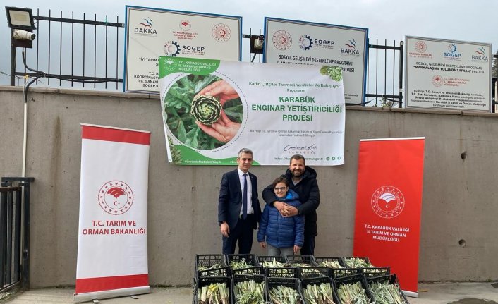 “Karabük Enginar Yetiştiriciliği“ projesi hayata geçirildi