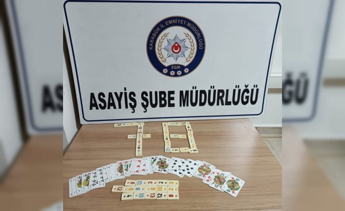 Karabük'te kumar oynayan 2 kişiye 12 bin 850 lira ceza