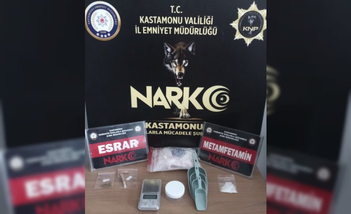 Kastamonu'da uyuşturucu operasyonunda yakalanan zanlı tutuklandı