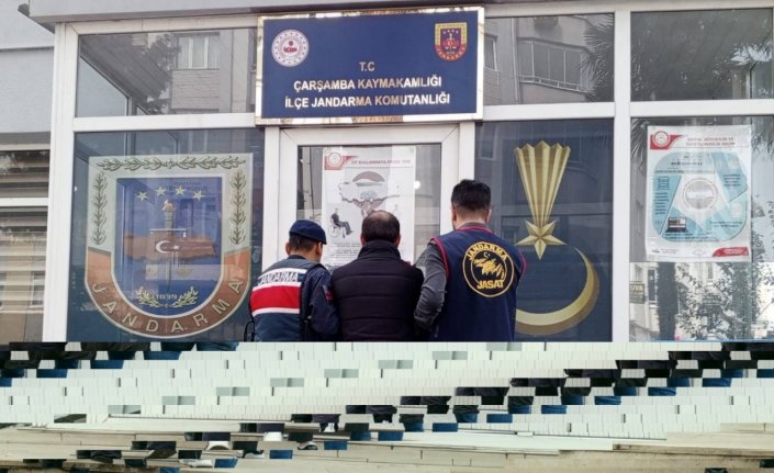 Samsun'da 12 yıl hapis cezası bulunan firari hükümlü yakalandı