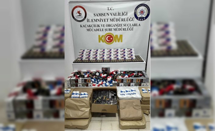 Samsun'da düzenlenen kaçakçılık operasyonunda 3 kişi gözaltına alındı