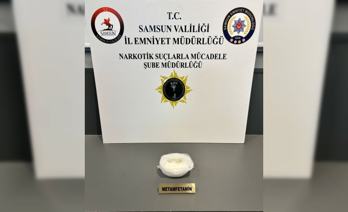 Samsun'da üzerinde uyuşturucu bulunan şüpheli gözaltına alındı