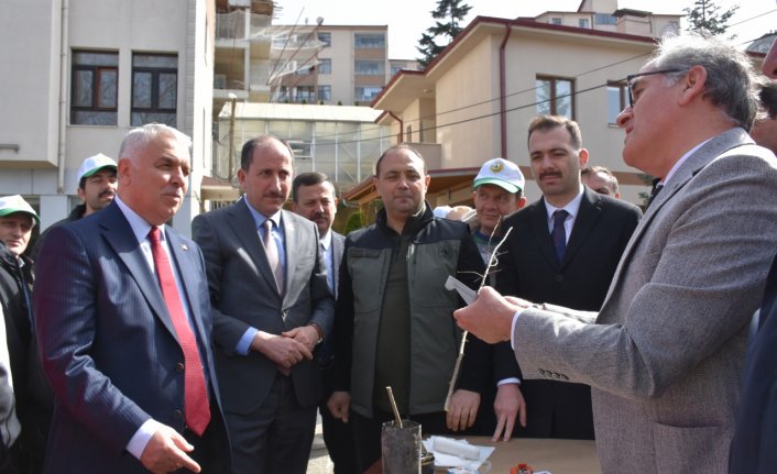 Trabzon'da “meyve fidanı aşılama“ etkinliği yapıldı