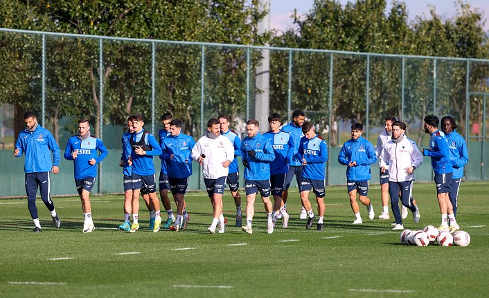 Trabzonspor, Konyaspor maçı hazırlıklarını sürdürdü