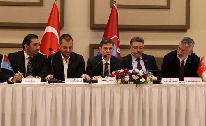 Trabzonspor'da Fenerbahçe maçındaki olaylara ilişkin basın toplantısı yapıldı