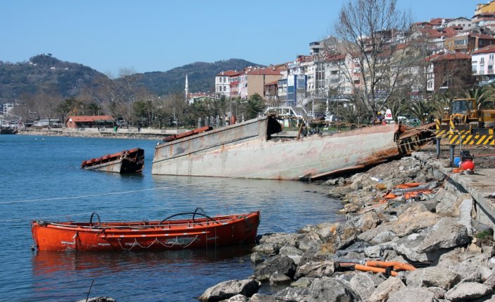 Zonguldak'ta batan geminin kayıp personelini arama çalışmaları 120'nci gününde
