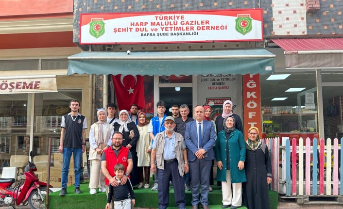 Bafra Gençlik Merkezinden Şehitler Haftası dolayısıyla ziyaret