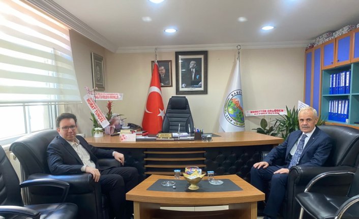 Başçiftlik Kaymakam Vekili Yüksel'den Belediye Başkanı Bolat'a ziyaret