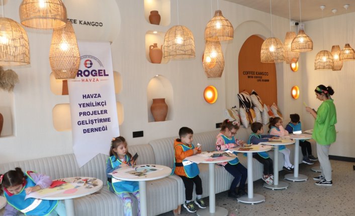 Havza'da çocuklara yönelik geri dönüşüm konulu atölye çalışması yapıldı